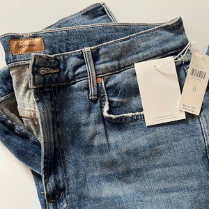 MOTHER - THE INSIDER CROP STEP FRAY, SIZE 32